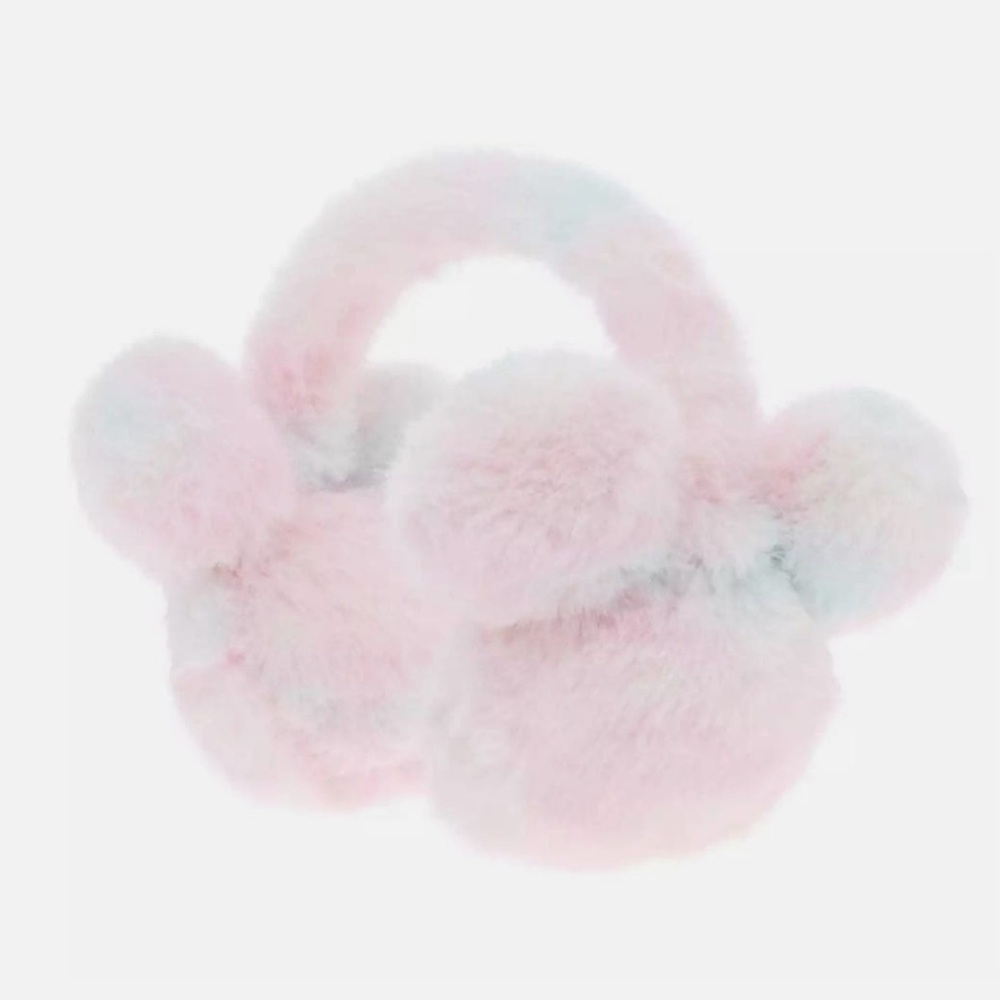 Chic Fluffy Pink and Blue Ear Muffs